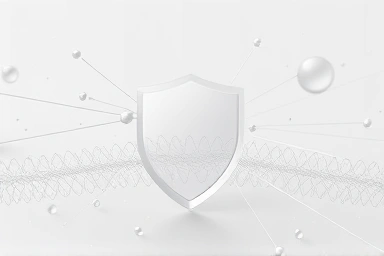 Symbolic barrier protecting bedding from microscopic allergens.